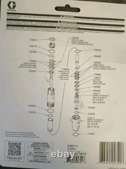 Kit de réparation de pompe Graco 248212, marquage au sol