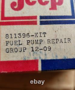 Kit de réparation de pompe à carburant NOS pour Jeep Willys M38, M38A1 et M170 Numéro de pièce# WO-811396 G758