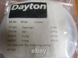 Kit de réparation de pompe à diaphragme 4 billes, diaphragmes, joints pour utilisation 6PY40