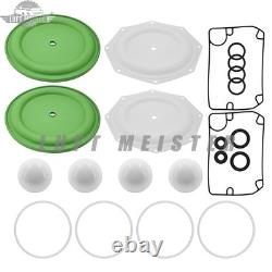 Kit de réparation de pompe à diaphragme 637309-TT compatible avec la pompe à diaphragme Ingersoll Rand ARO PD20