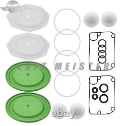 Kit de réparation de pompe à diaphragme 637309-TT compatible avec la pompe à diaphragme Ingersoll Rand ARO PD20