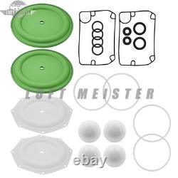 Kit de réparation de pompe à diaphragme 637309-TT compatible avec la pompe à diaphragme Ingersoll Rand ARO PD20