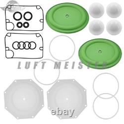 Kit de réparation de pompe à diaphragme 637309-TT compatible avec la pompe à diaphragme Ingersoll Rand ARO PD20