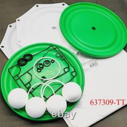 Kit de réparation de pompe à diaphragme 637309-TT pour pompe à diaphragme Ingersoll Rand ARO PD20