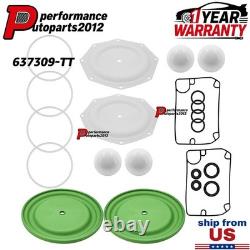 Kit de réparation de pompe à diaphragme 637309-TT pour pompe à diaphragme Ingersoll Rand ARO PD20