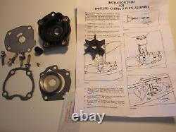 Kit de réparation de pompe à eau Johnson Evinrude 35 HP 389980 1976 et 77 uniquement Nouveau OEM USA