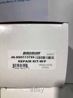Kit de réparation de pompe à eau Mercury Quicksilver (48-8M0113799) (Fabriqué aux États-Unis)