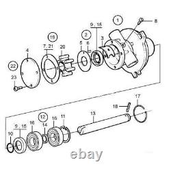 Kit de réparation de pompe à eau pour Volvo Penta 2001 2002 2003 RO 21951414 875756