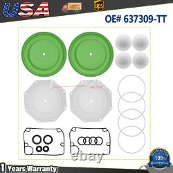 Kit de réparation de pompe pour pompe à membrane Ingersoll Rand ARO 637309-TT E20A-FSS-STT-B00