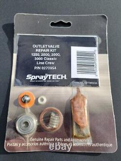 Kit de réparation de vanne de sortie Titan/Spraytech 0270954 pour anciennes pompes à diaphragme, neuves