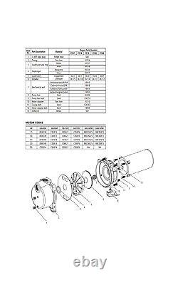 Kit de réparation et de reconstruction Goulds PF07KIT pour la pompe d'irrigation auto-amorçante Goulds PF07