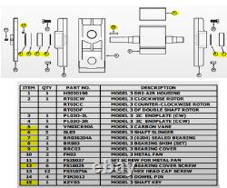 Kit de réparation pour pompe à air sèche modèle 3