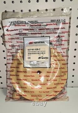 Kit de réparation pour pompe à membrane Ingersoll Rand ARO 637161-EB-C, Santoprène, neuf
