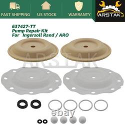 Nouveau Kit de Réparation de Pompe 637427-TT compatible avec Pompe à Diaphragme Ingersoll Rand ARO Haute Qualité