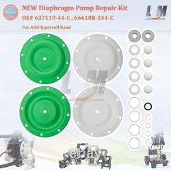 Nouveau Kit de Réparation de Pompe à Diaphragme 637119-44-C pour Pompe à Diaphragme ARO 66610B-244-C