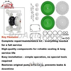 Nouveau kit de réparation de pompe 637373-TT compatible avec la pompe à diaphragme Ingersoll Rand ARO 637373TT