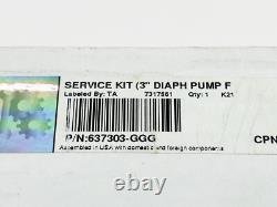 Nouveau kit de réparation de pompe Ingersoll Rand ARO 637303-GGG Pompe à diaphragme 3 F