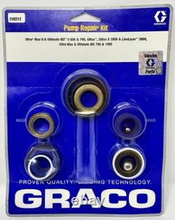 Nouveau kit de réparation de pompe OEM Graco 248212 Ultra Max GMax AUTHENTIQUE GRACO LIVRAISON GRATUITE