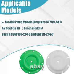 Nouveau kit de réparation de pompe à diaphragme 66610B-244-C 637119-44-C pour pompe à diaphragme ARO