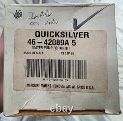 Nouveau kit de réparation de pompe à eau OEM Quicksilver Mercury Marine 46-42089A5 G-E