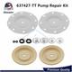 Nouveau Kit De R&eacute;paration De Pompe Compatible Avec La Pompe &agrave; Diaphragme Ingersoll Rand Aro 637427-tt Livraison Gratuite