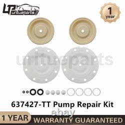 Nouveau kit de réparation de pompe compatible avec la pompe à diaphragme Ingersoll Rand ARO 637427-TT
